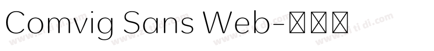 Comvig Sans Web字体转换 Comvig Sans Web字体转换